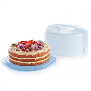 Baking Tupperware Round Cake Taker White | 43529-MCGE