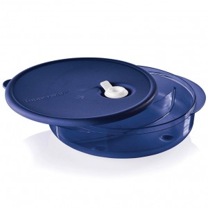 Freezer Storage Tupperware Vent 'N Serve Round Divided Dish Nocturnal Sea | 01428-KQDW