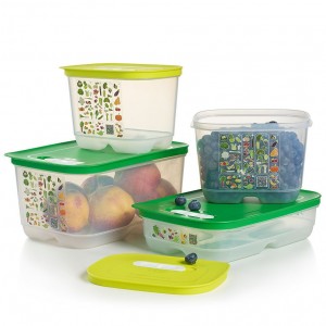 Refrigerator Storage Tupperware Fridgesmart 4-pc. Starter Set Green / Deep | 57638-SULF