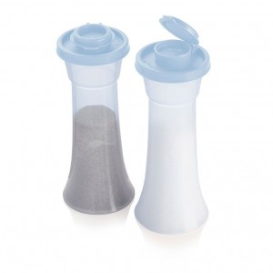 Serveware Tupperware Large Hourglass Salt And Pepper Shakers White | 12564-TGLO