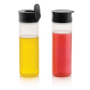 Serveware Tupperware Squeeze It Bottles Black | 96703-LQEW