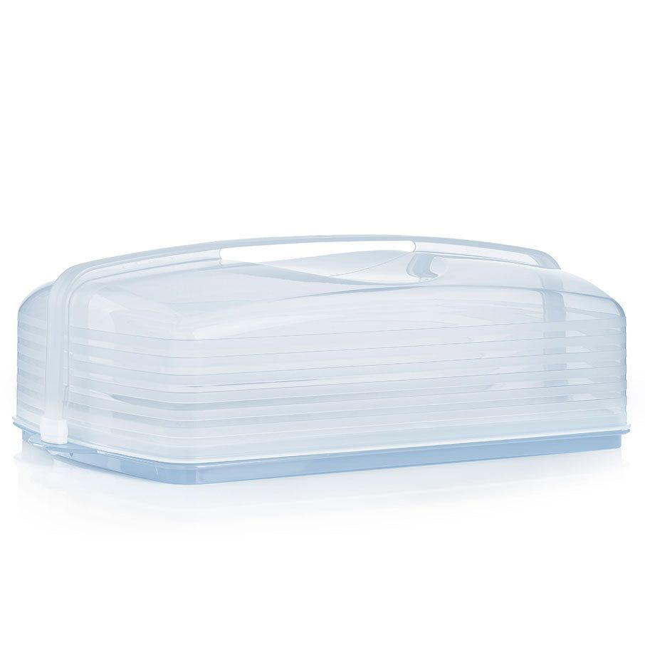 Baking Tupperware Rectangular Cake Taker White | 01632-OFEX
