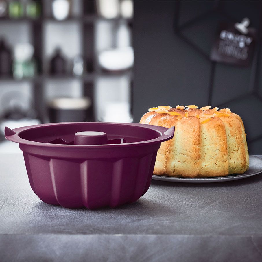 Baking Tupperware Silicone Bundt Form Purple Cabbage | 31962-LXYN