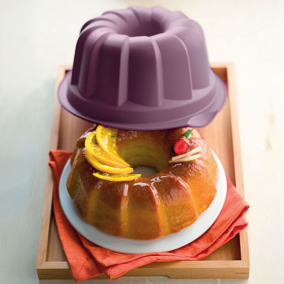 Baking Tupperware Silicone Bundt Form Purple Cabbage | 31962-LXYN