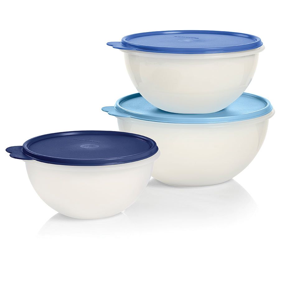 Baking Tupperware Wonderlier Bowl 3-pc. Set sIce Cube | 96538-CBST