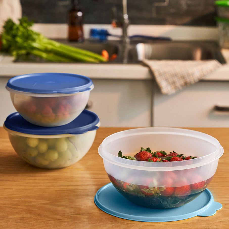 Baking Tupperware Wonderlier Bowl 3-pc. Set sIce Cube | 96538-CBST