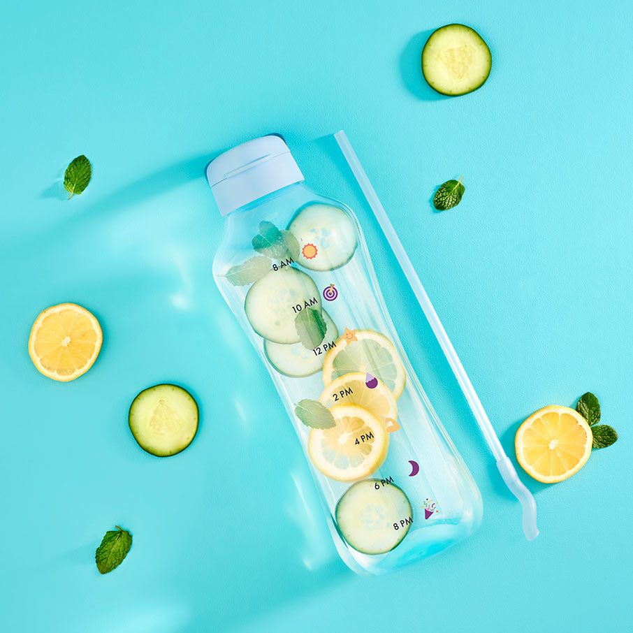 Bouteilles d'eau Tupperware Eco+ Aquavibe Bottle White | 20473-NJQI