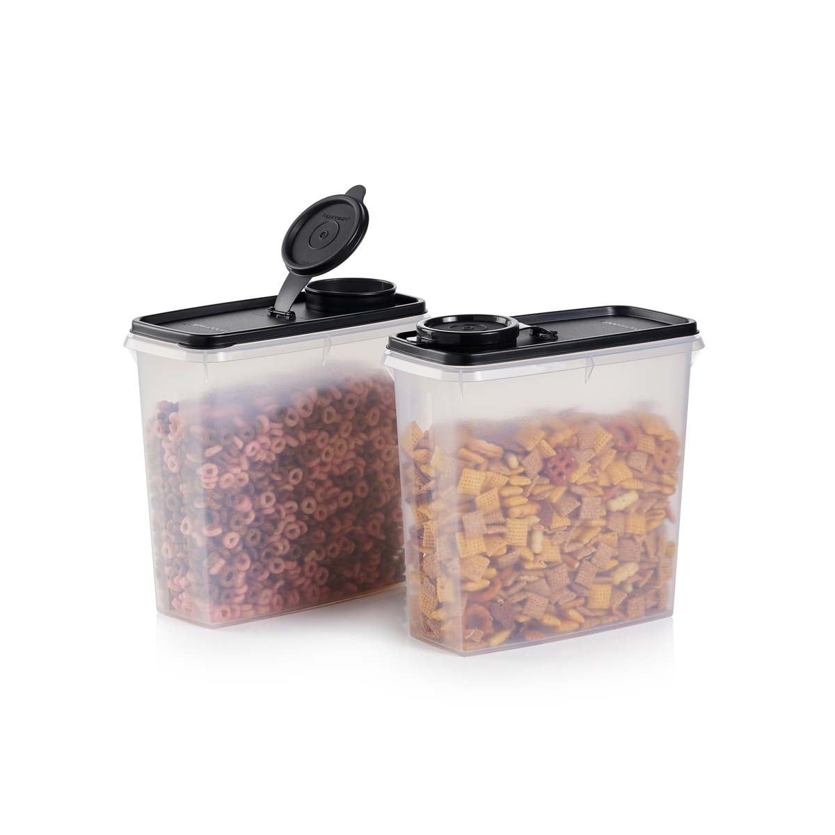 Dry Storage Tupperware Cereal Storers Black | 48931-GOMA