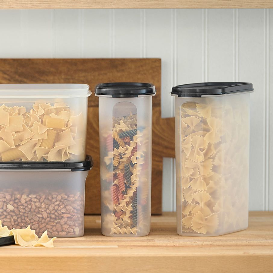 Dry Storage Tupperware Modular Mates Oval 4 Black | 62417-DYZQ