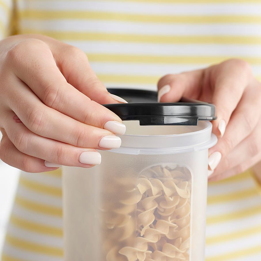 Dry Storage Tupperware Modular Mates Oval 5 Black | 64192-CQYH