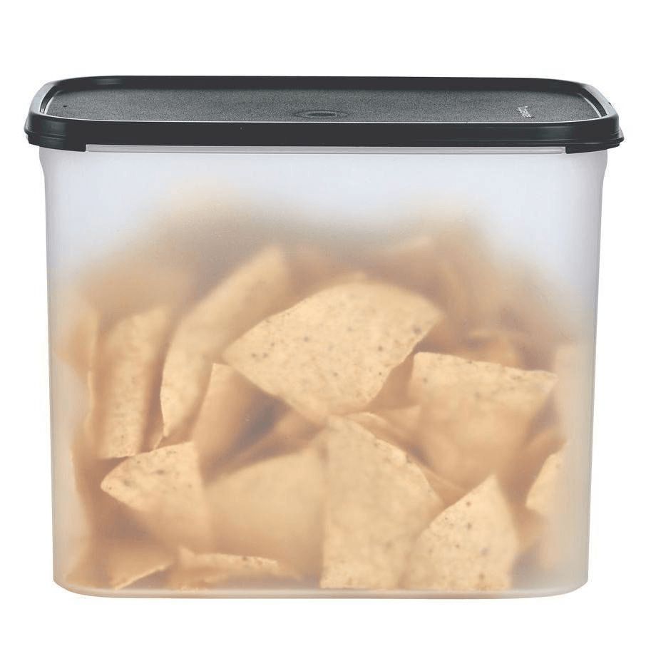 Dry Storage Tupperware Modular Mates Rectangular 4 Black | 73801-QLDV