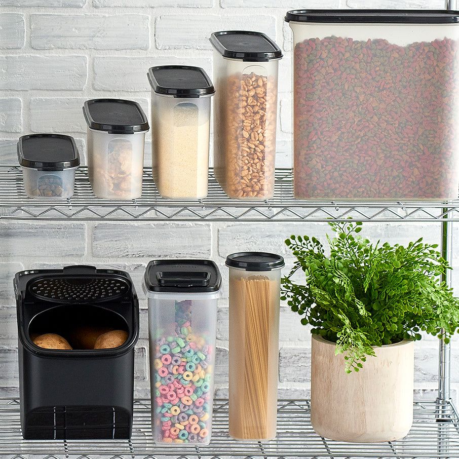 Dry Storage Tupperware Modular Mates Spaghetti Dispenser Black | 87325-SHEM