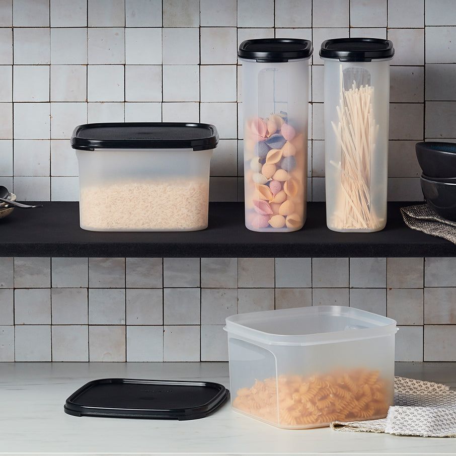 Dry Storage Tupperware Modular Mates Square 2 Black | 48279-OJTI