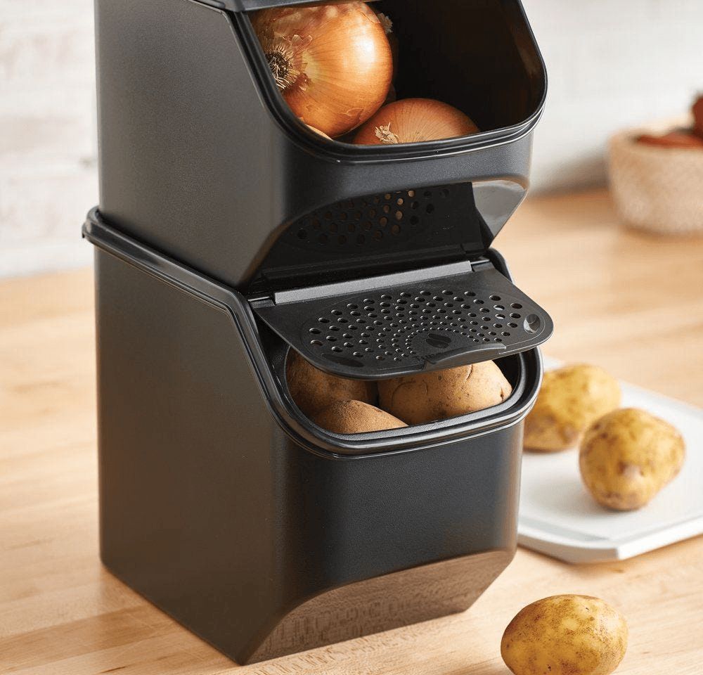 Dry Storage Tupperware Potato Smart Container Black | 31897-NOSW
