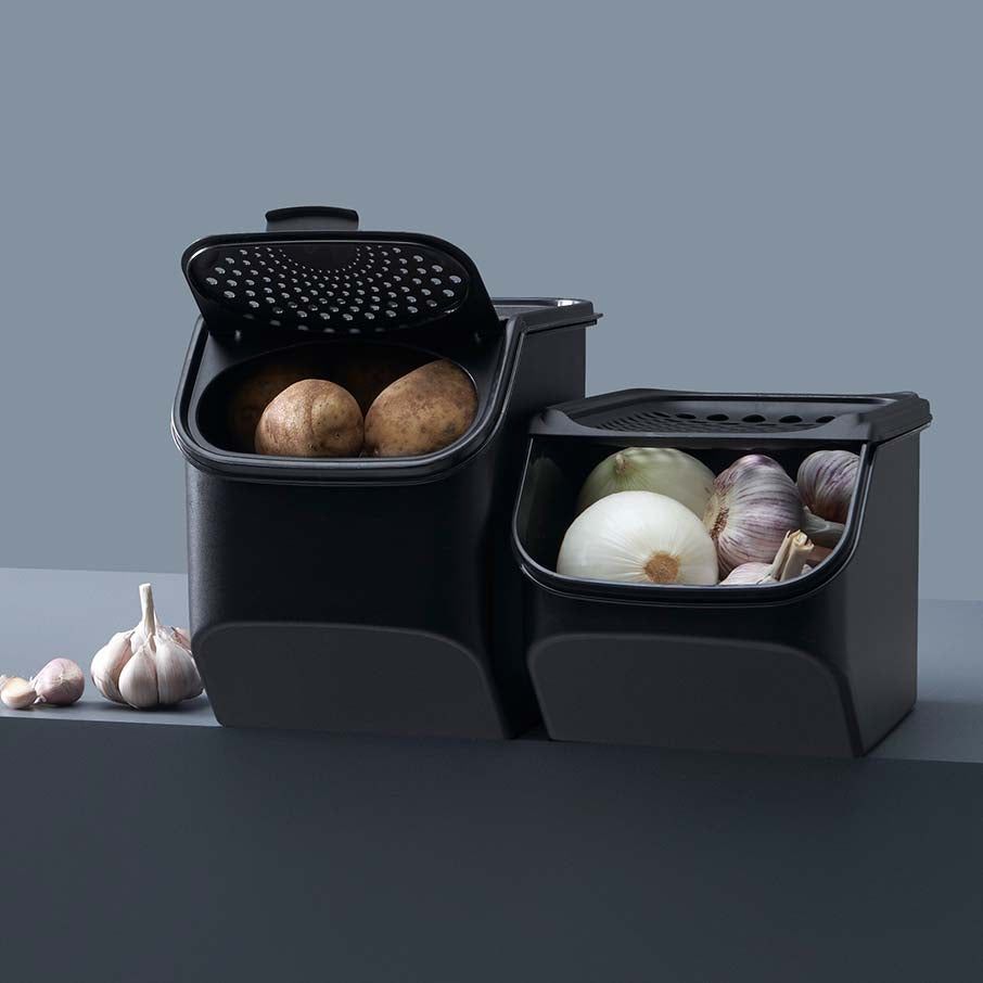 Dry Storage Tupperware Potato Smart Container Black | 31897-NOSW