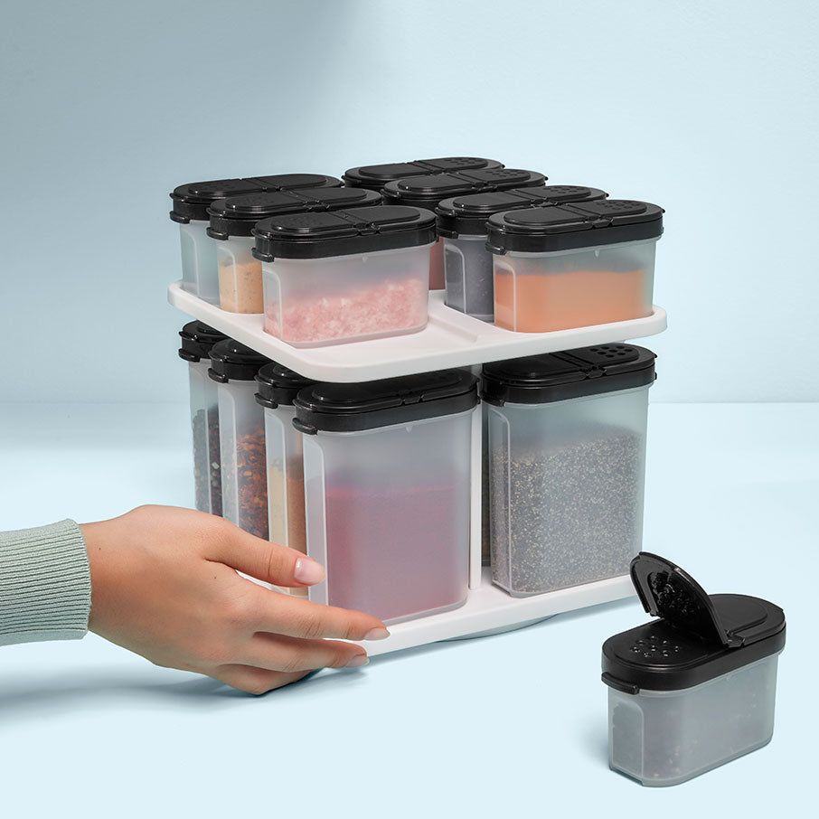 Dry Storage Tupperware Spice Carousel White | 98210-VHKS