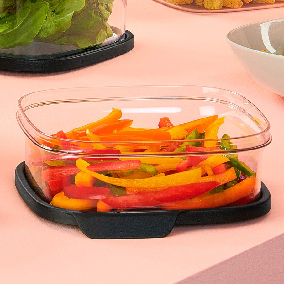 Dry Storage Tupperware Ultra Clear 3-cup/825 Ml Square | 53207-HZTD