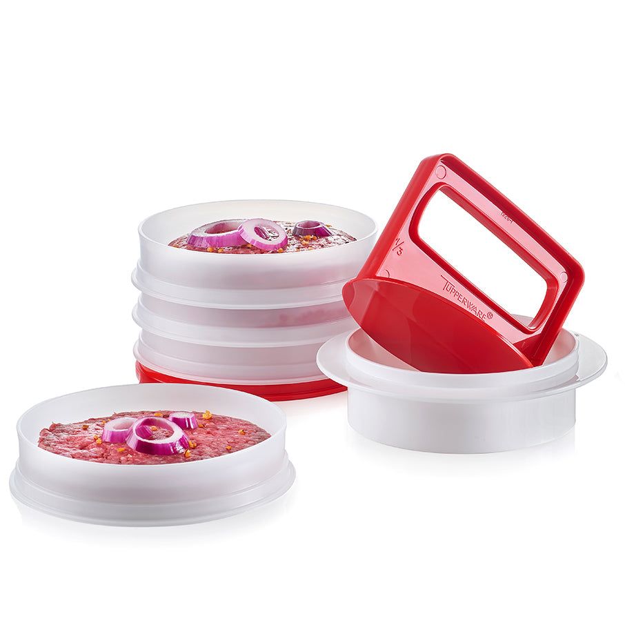 Freezer Storage Tupperware Hamburger Press & Keepers Set | 50264-BIZW