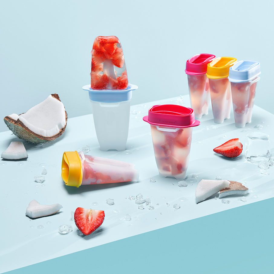 Freezer Storage Tupperware Lollitups Freezable Forms White | 75064-RVHL