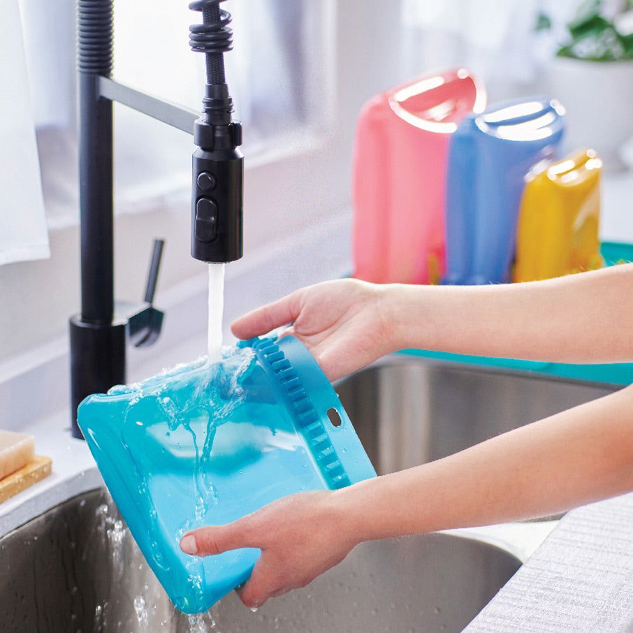 Freezer Storage Tupperware Ultimate Silicone Stand-up Bag Large Blue | 19025-GZCP
