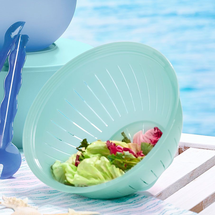 Kitchen Tools Tupperware Impressions Colander Turquoise | 06972-OQLW