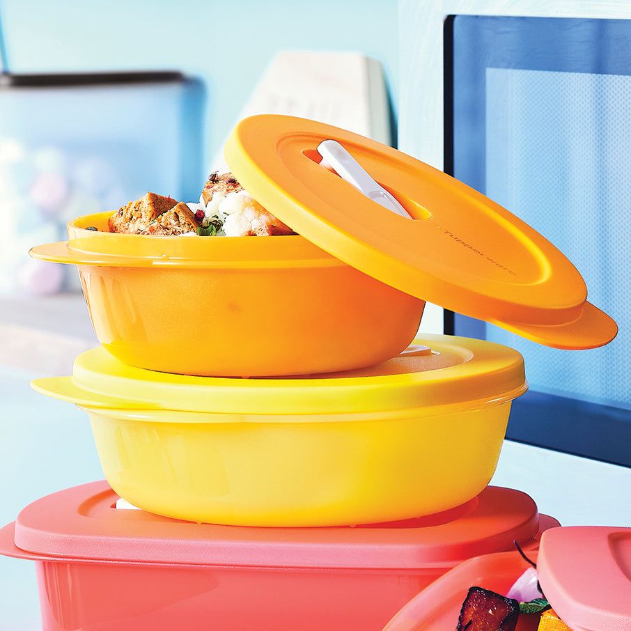 Lunch and Snacks Tupperware Crystalwave Plus 2-cup/560 Ml Round Papaya | 24071-NRXC