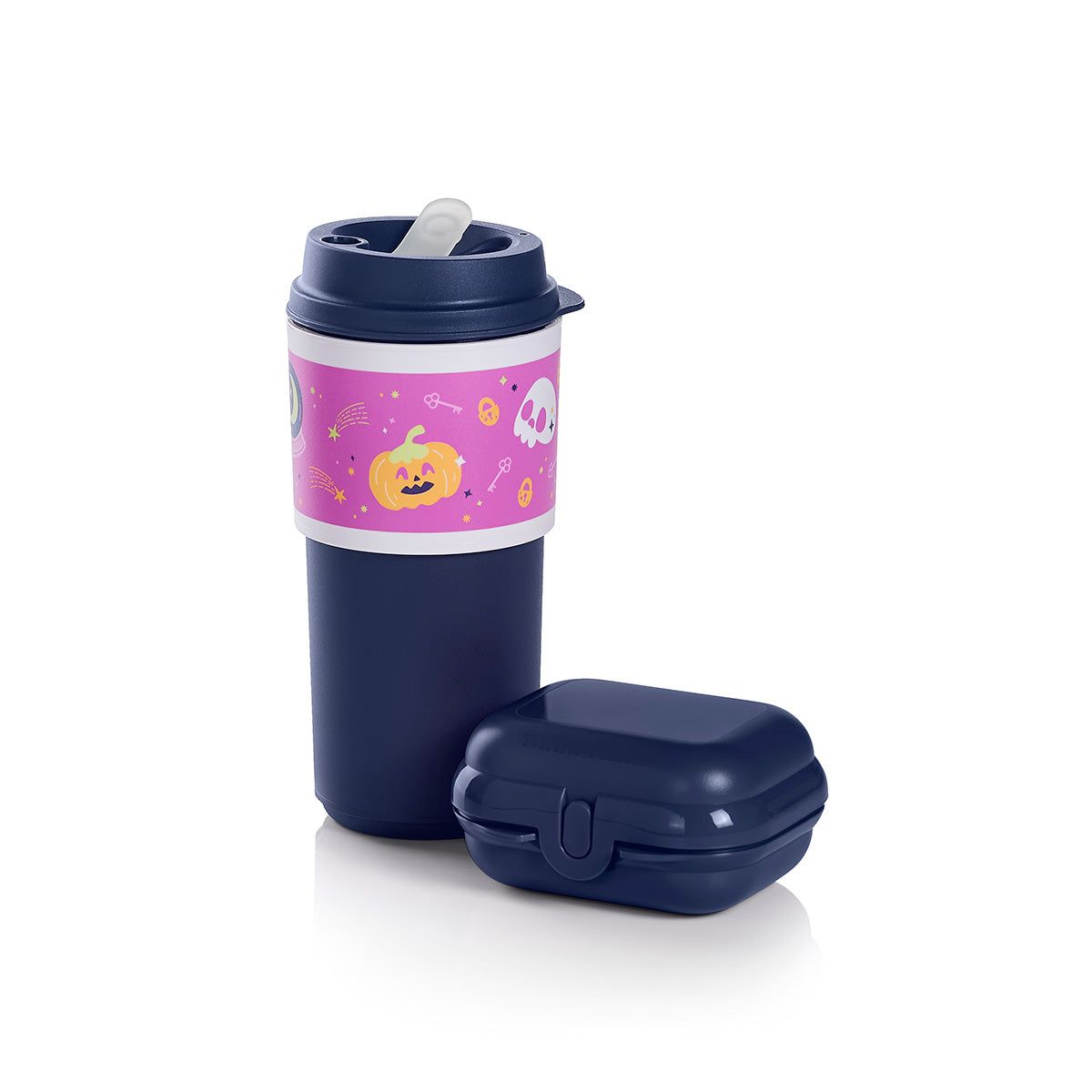Lunch and Snacks Tupperware Halloween Beverage And Bites Set Navy | 65147-CONX