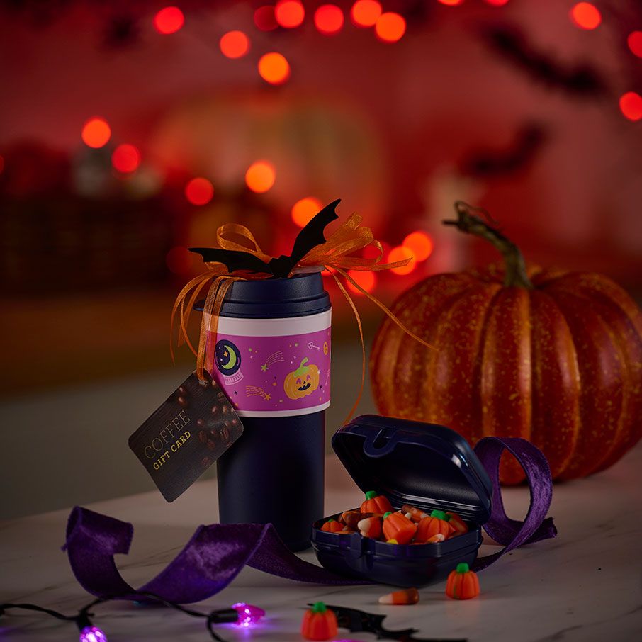 Lunch and Snacks Tupperware Halloween Beverage And Bites Set Navy | 65147-CONX
