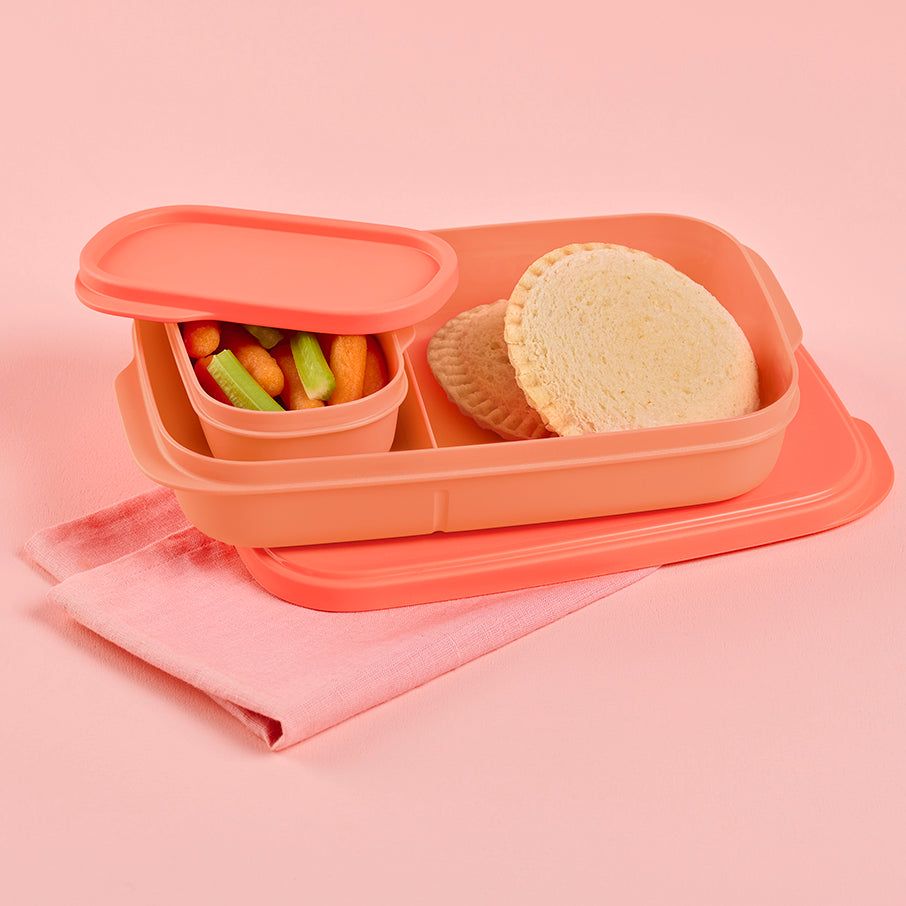 Lunch and Snacks Tupperware Slim Lunch Container Cosy Rosy | 83976-ATEH