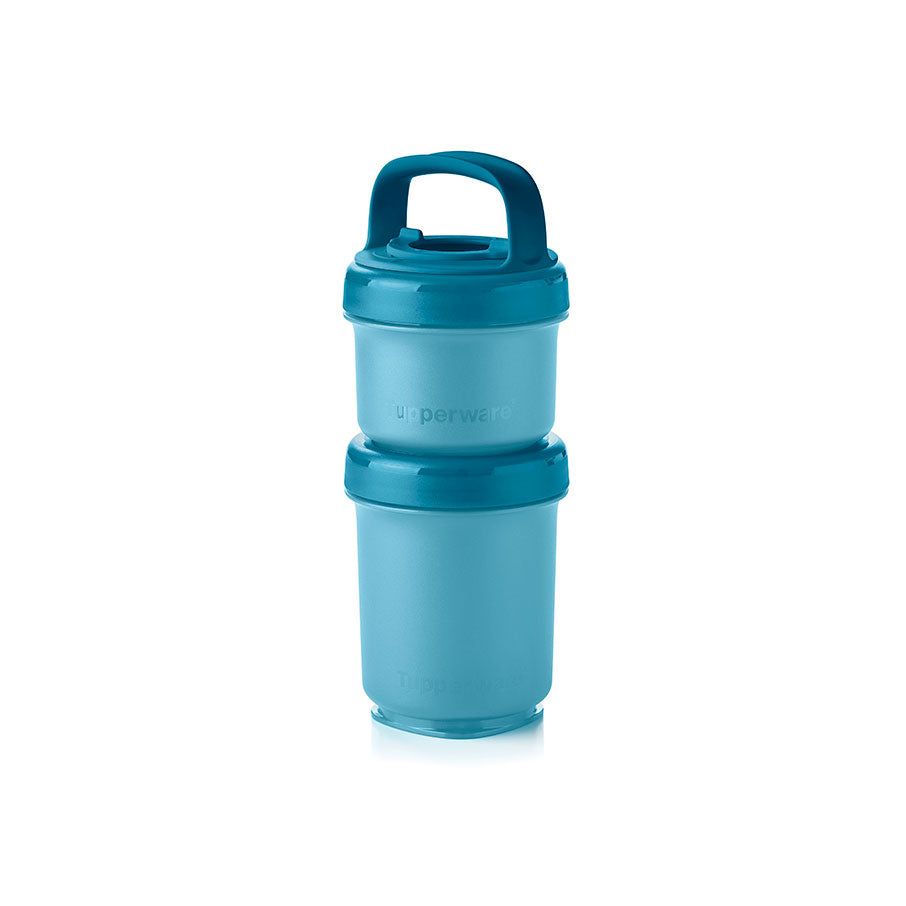 Lunch and Snacks Tupperware Twist N Stack Set Peacock | 61948-HALB