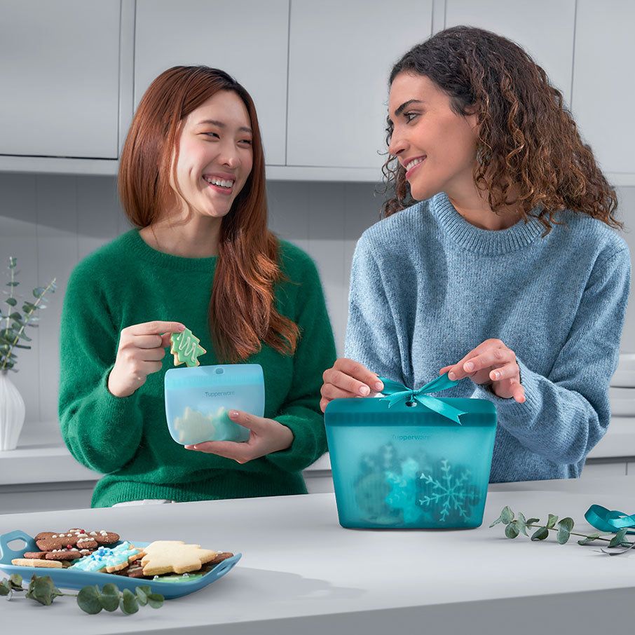 Lunch and Snacks Tupperware Ultimate Silicone Slim Bag Mini White | 79460-QTVU