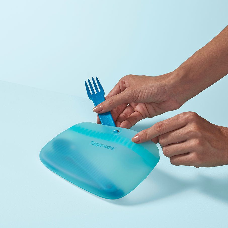 Lunch and Snacks Tupperware Ultimate Silicone Slim Bag Mini White | 79460-QTVU