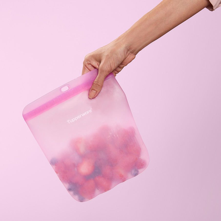 Lunch and Snacks Tupperware Ultimate Silicone Slim Bag Large Water Vineyard | 48259-FWTP