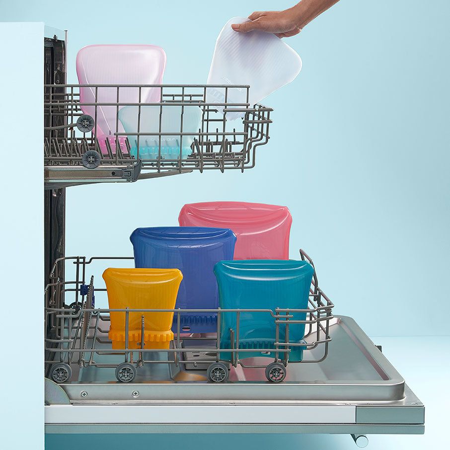 Lunch and Snacks Tupperware Ultimate Silicone Slim Bag Large Water Vineyard | 48259-FWTP