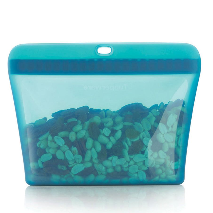 Lunch and Snacks Tupperware Ultimate Silicone Stand-up Bag Medium Green | 52403-OHJW