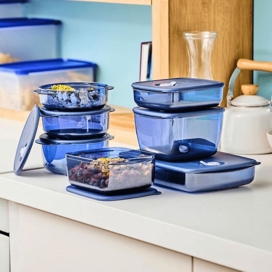Lunch and Snacks Tupperware Vent 'N Serve 7-pc. Set | 03268-PAHM