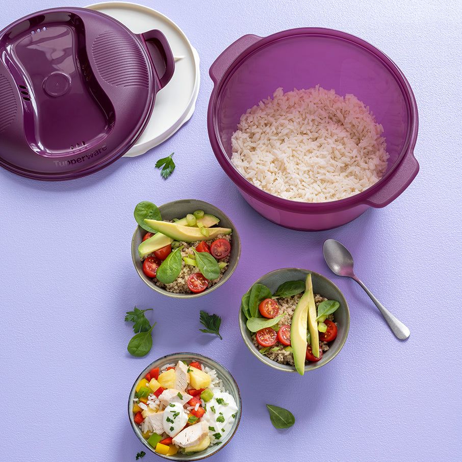 Microwave Cooking Tupperware Microwave Rice Maker Purple Cabbage | 29063-GOLP