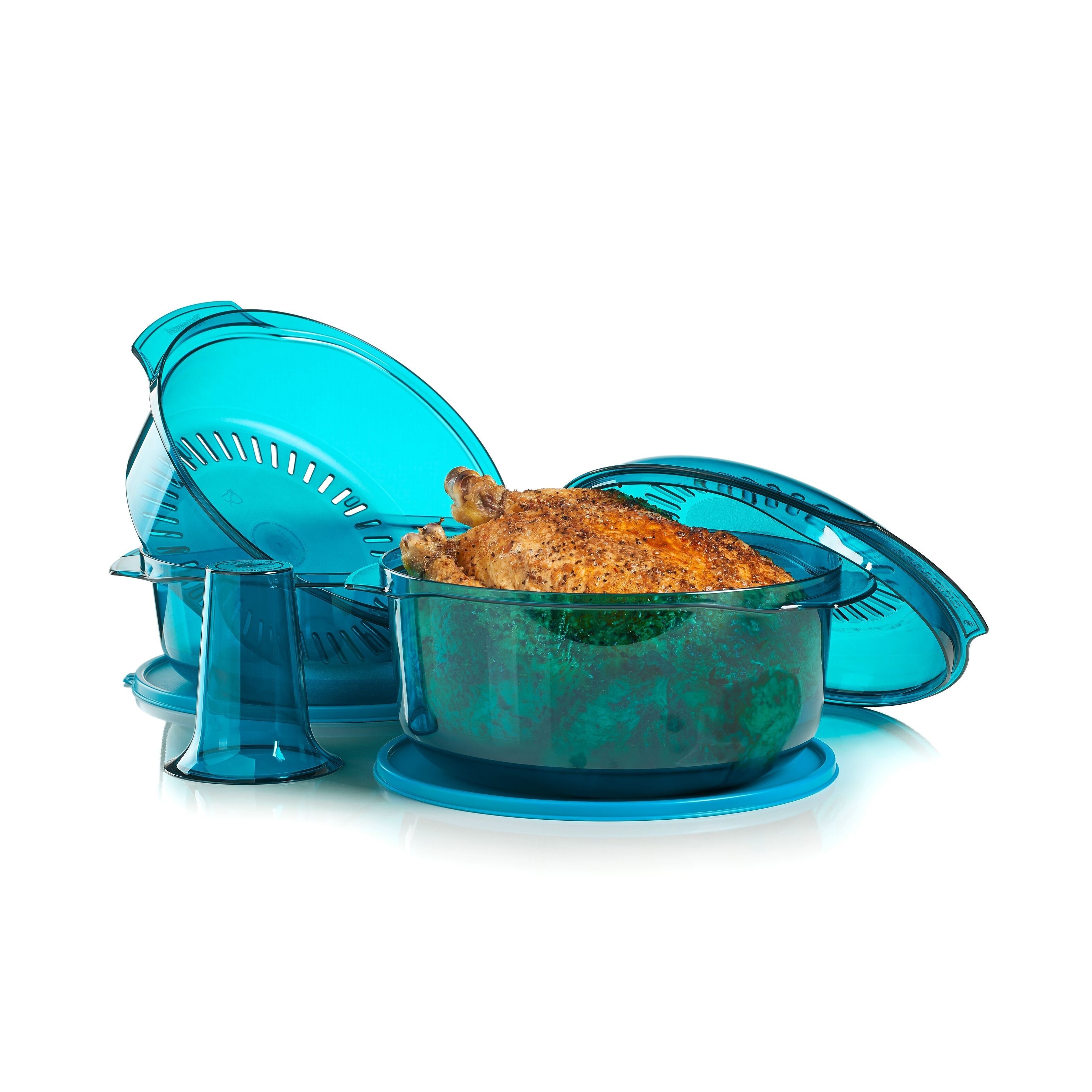 Microwave Cooking Tupperware Tupperwave Stack Cooker Peacock | 97836-UXGN