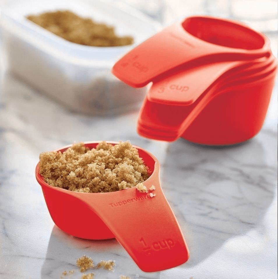 Mixing Bowls and Measuring Tupperware Measuring Mates Set Chili | 39480-PQVM