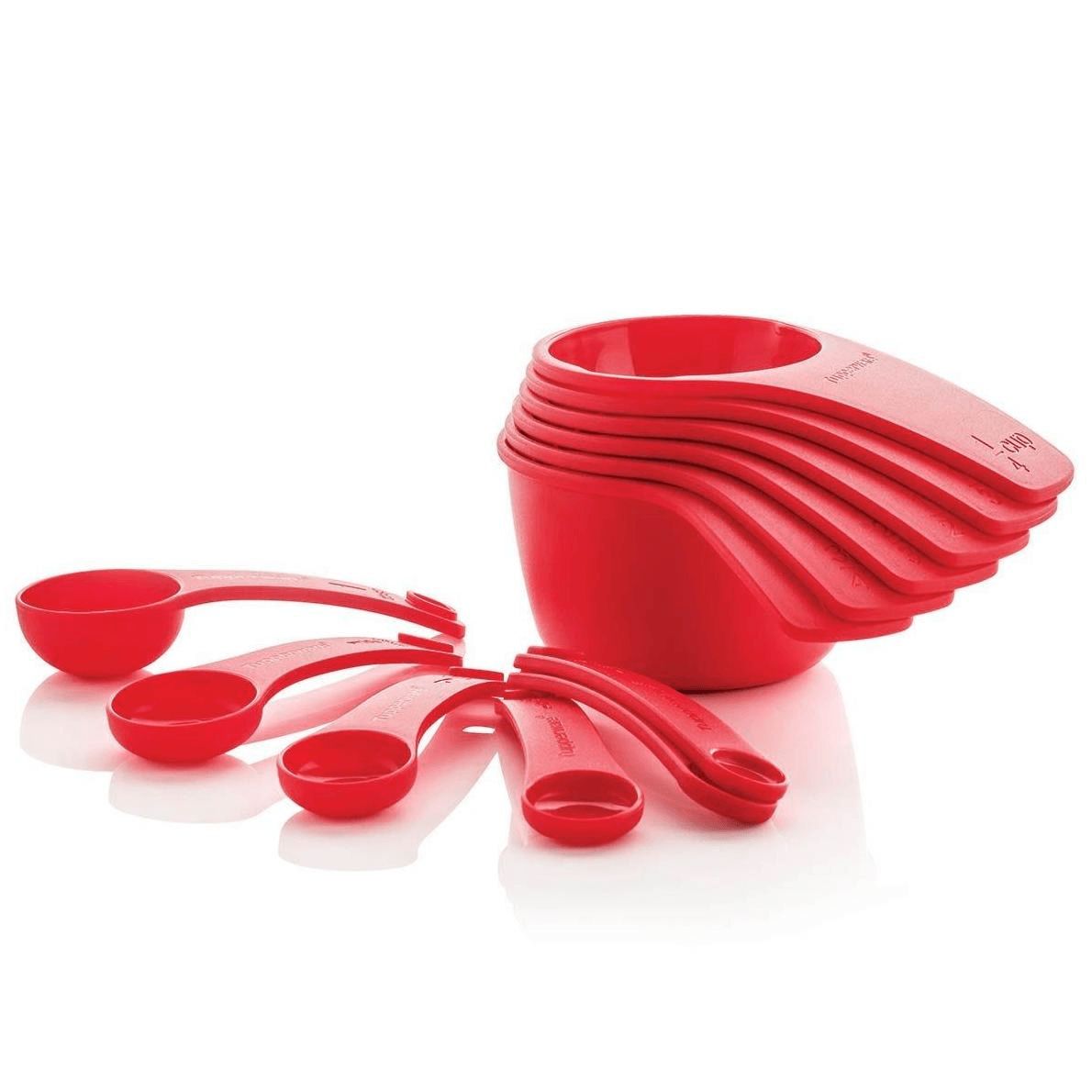 Mixing Bowls and Measuring Tupperware Measuring Mates Set Chili | 39480-PQVM