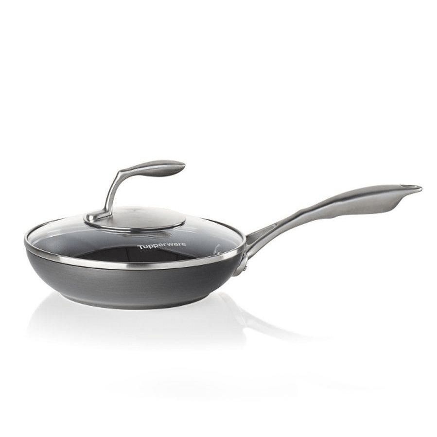 Oven and Stovetop Cooking Tupperware Chef Series Ii 8"/20 Cm Frypan With Glass Cover | 83097-AFDI