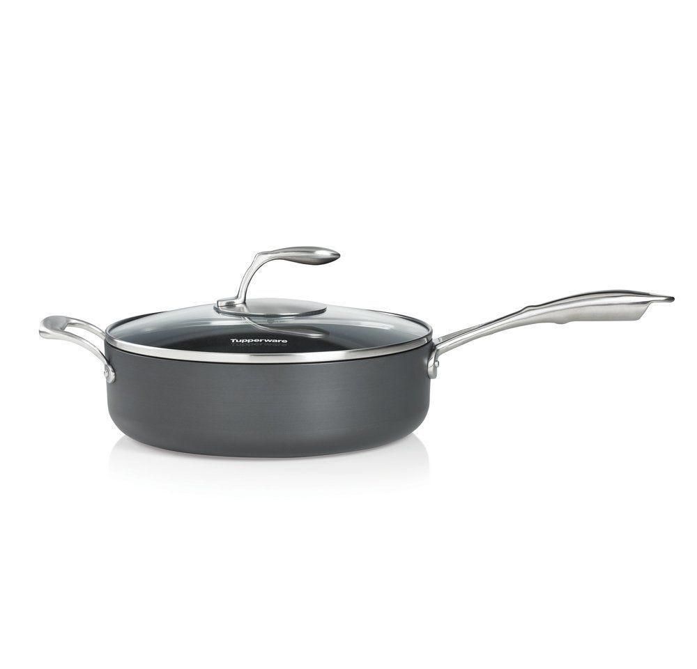 Oven and Stovetop Cooking Tupperware Chef Series Ii 5-qt./4.8 L Sauteuse With Glass Cover | 64193-NDIQ
