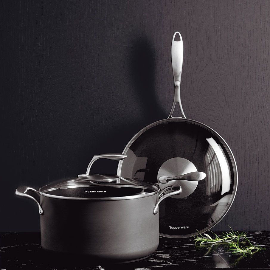 Oven and Stovetop Cooking Tupperware Chef Series Ii 6.2-qt./5.8 L Casserole Pan With Glass Cover | 87532-MHLO