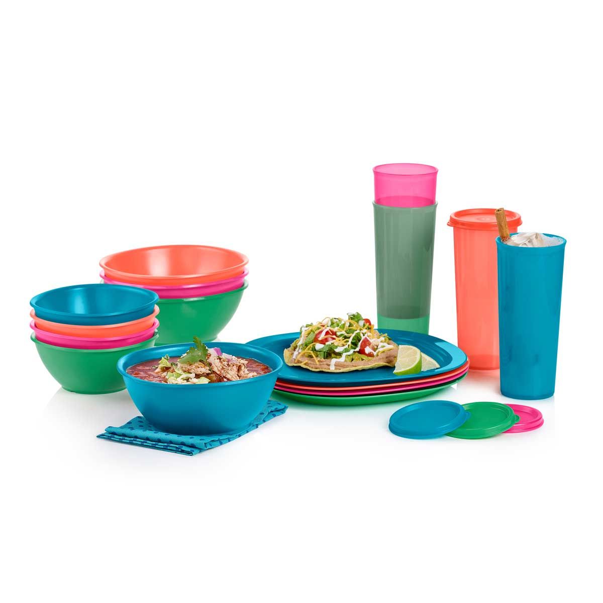 Plates and Bowls Tupperware Everyday 16-pc. Serving Set | 63417-MWZU