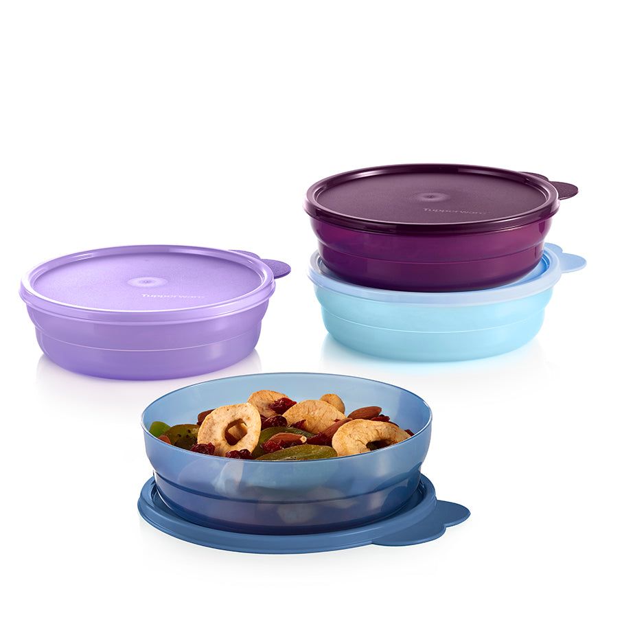 Plates and Bowls Tupperware Microwave Reheatable Cereal Bowls White | 02158-YVUC