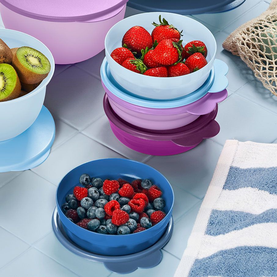 Plates and Bowls Tupperware Microwave Reheatable Cereal Bowls White | 02158-YVUC