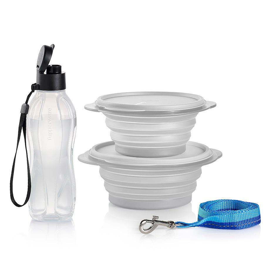 Plates and Bowls Tupperware Tupperpets Flatout! Travel Set Black | 68390-NOGA