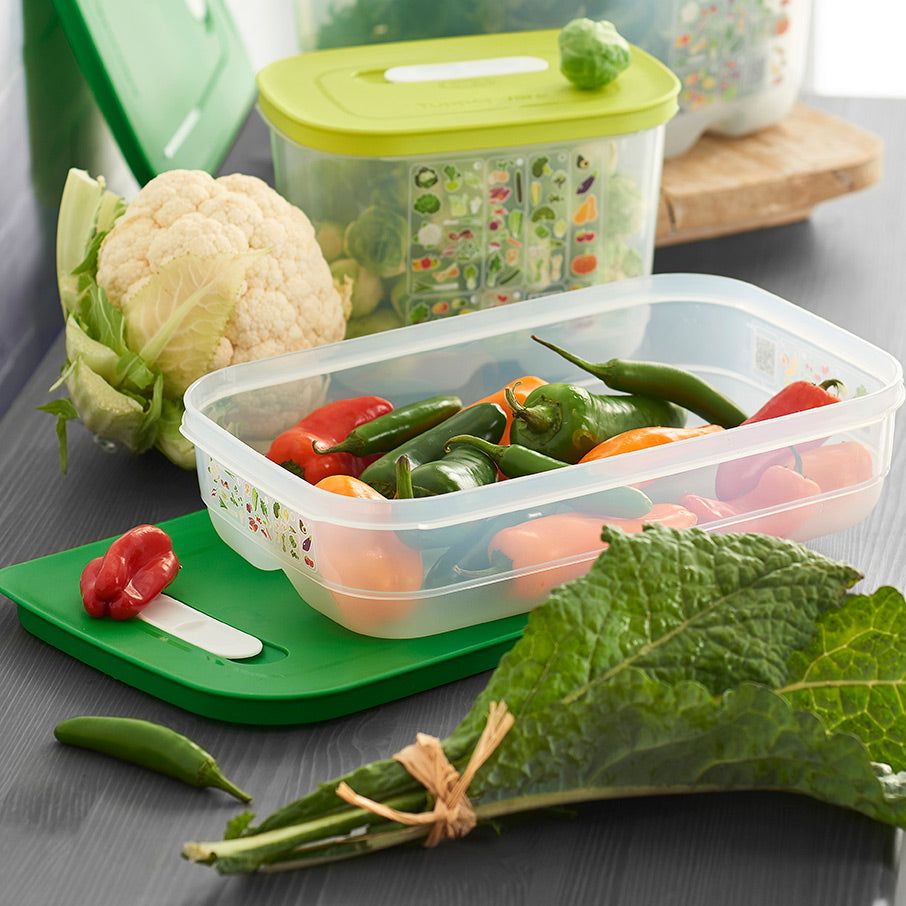 Refrigerator Storage Tupperware Fridgesmart Medium Green | 01239-LUZX