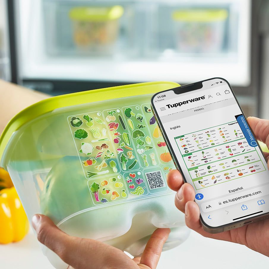 Refrigerator Storage Tupperware Fridgesmart Medium Green | 01239-LUZX