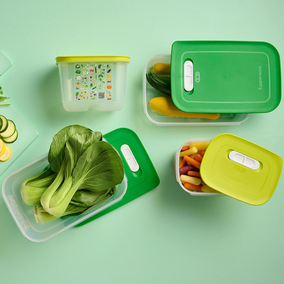 Refrigerator Storage Tupperware Fridgesmart 4-pc. Starter Set Green / Deep | 57638-SULF